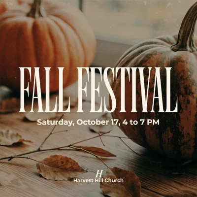 Fall festival social graphic