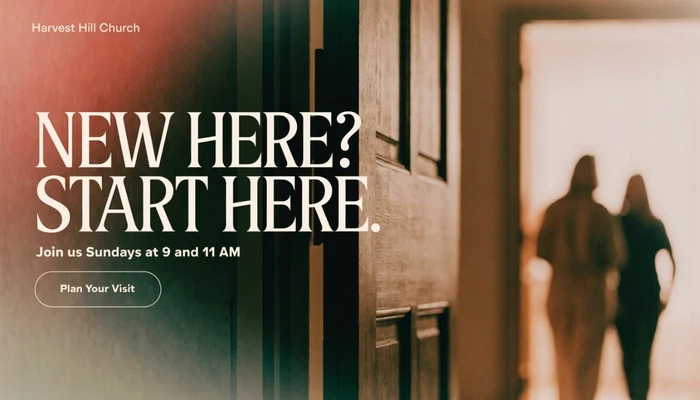 You are welcome here website graphic